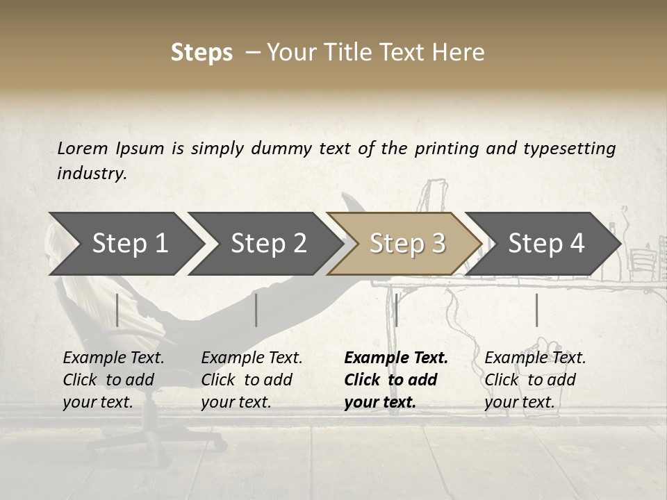 Man Construct Background PowerPoint Template
