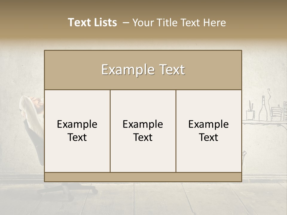 Man Construct Background PowerPoint Template