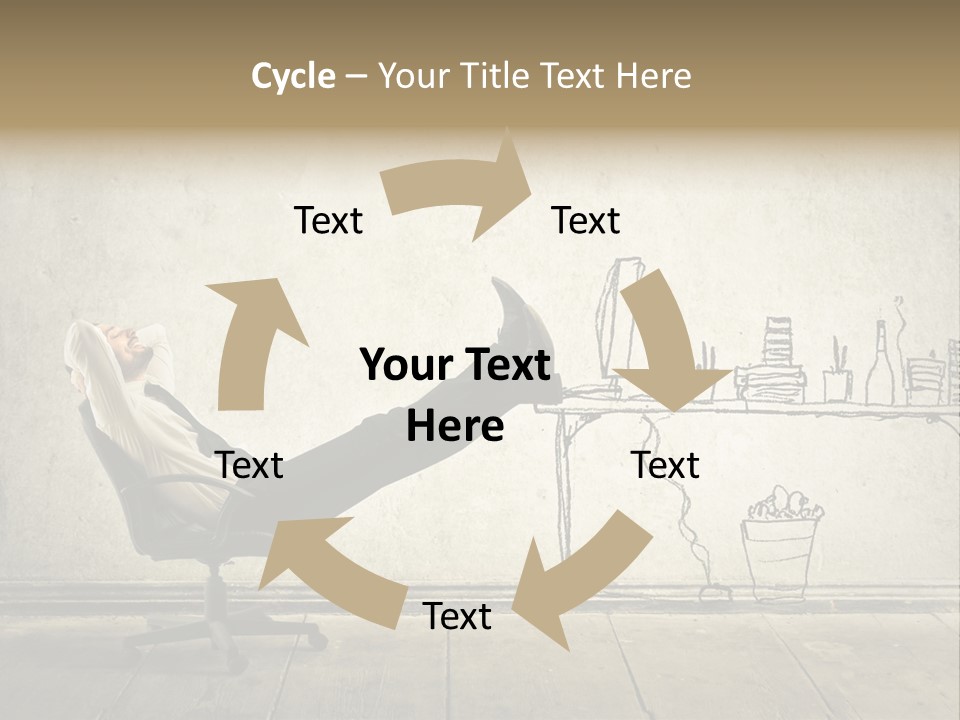 Man Construct Background PowerPoint Template