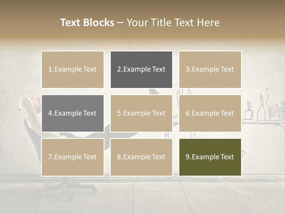 Man Construct Background PowerPoint Template