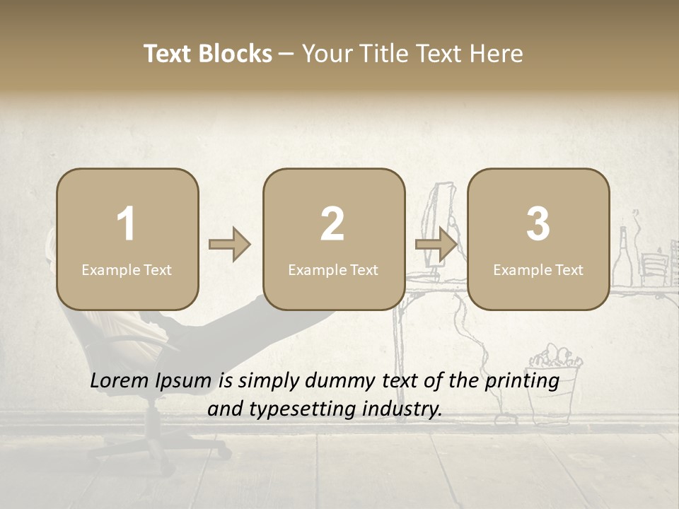 Man Construct Background PowerPoint Template