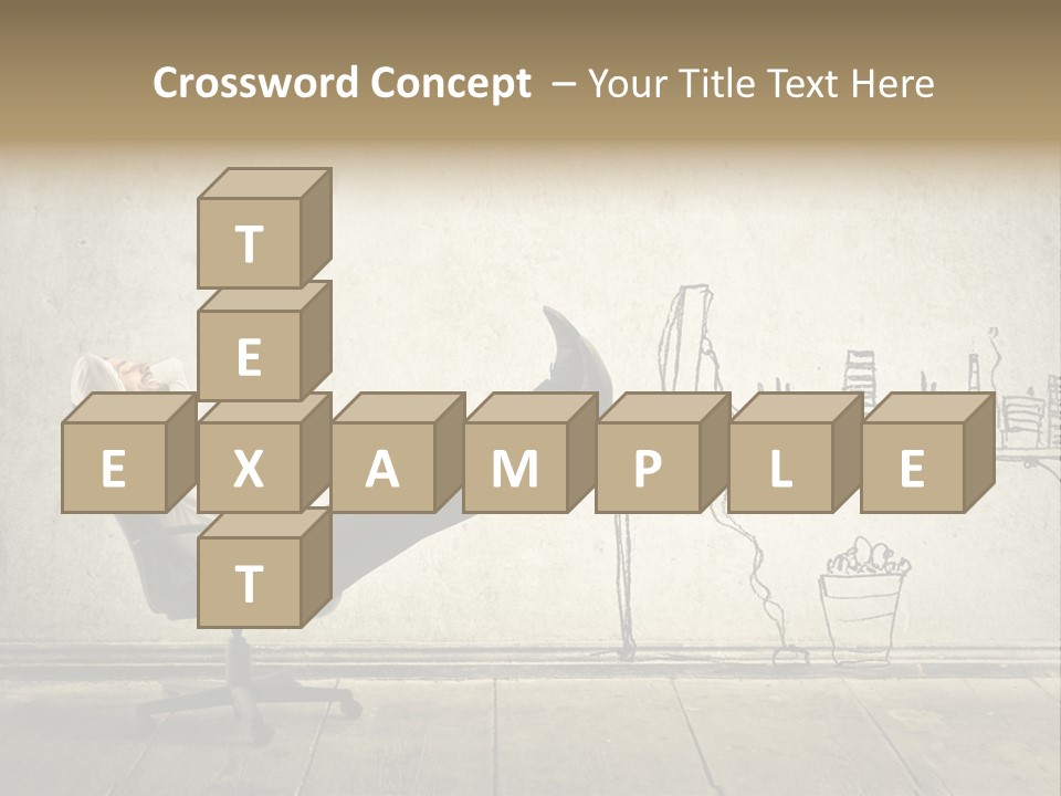 Man Construct Background PowerPoint Template