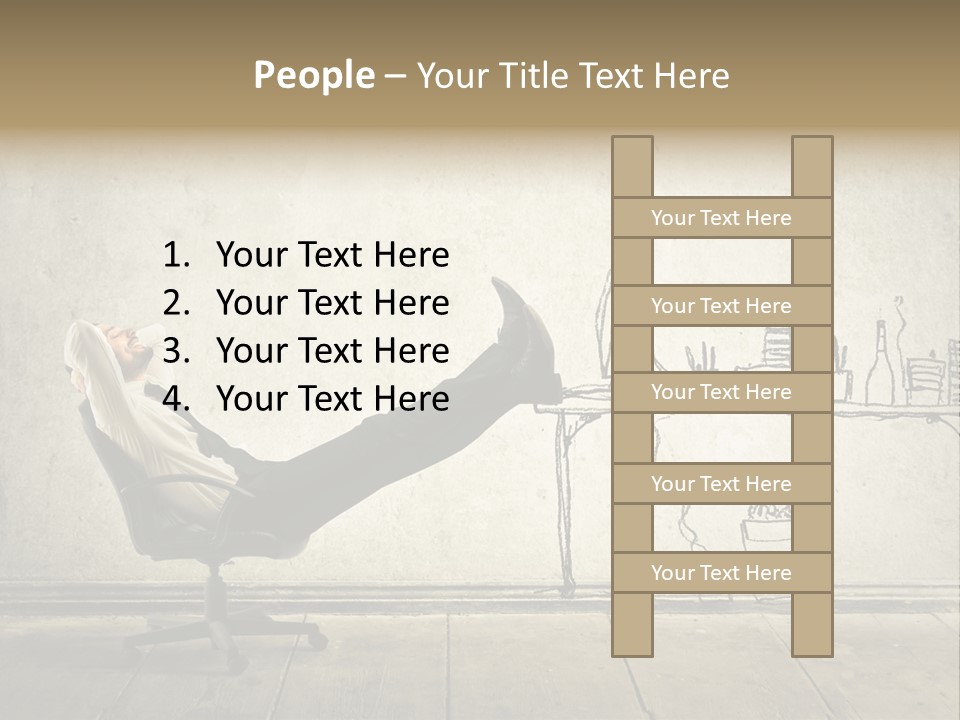 Man Construct Background PowerPoint Template