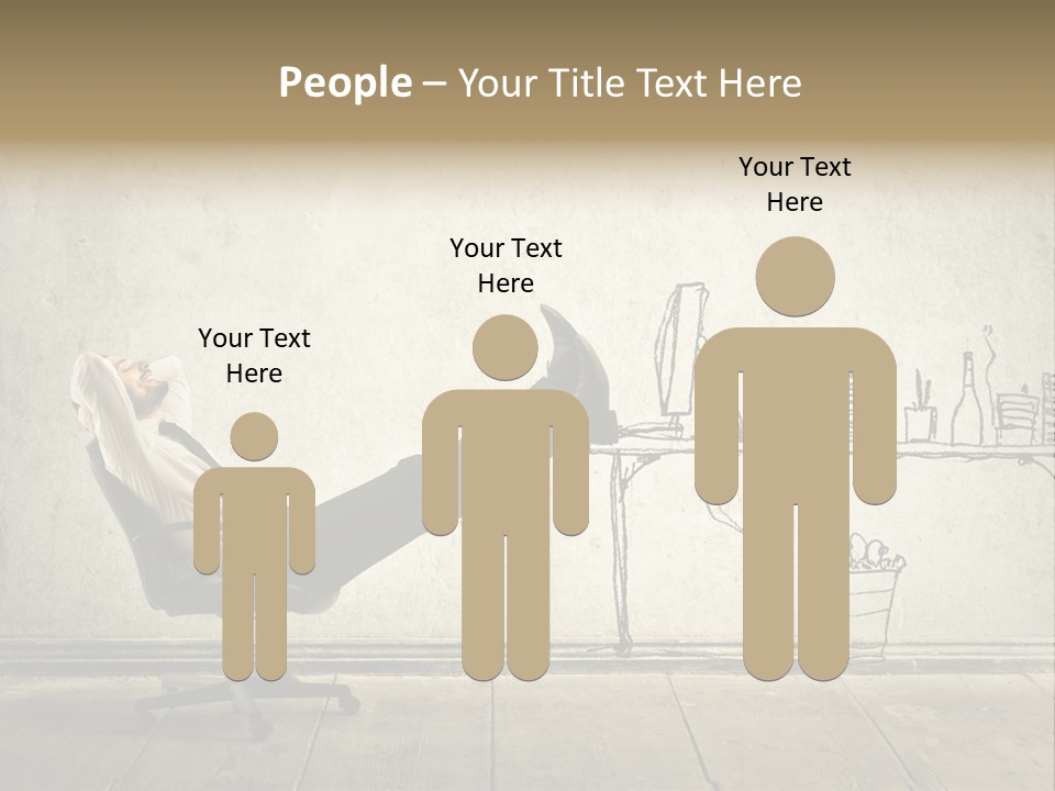 Man Construct Background PowerPoint Template