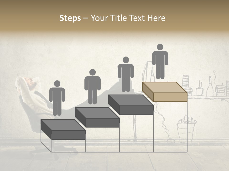 Man Construct Background PowerPoint Template