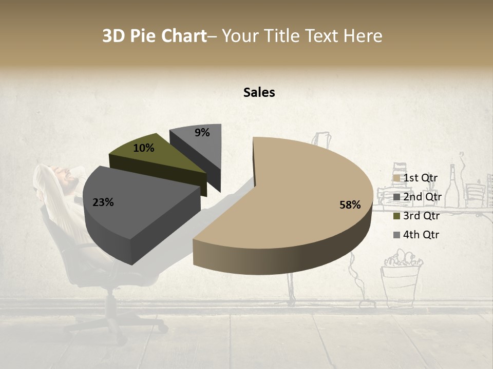 Man Construct Background PowerPoint Template