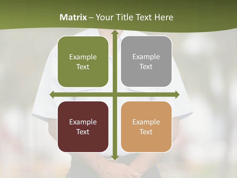 Background Agent Leaf PowerPoint Template