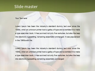 Background Agent Leaf PowerPoint Template