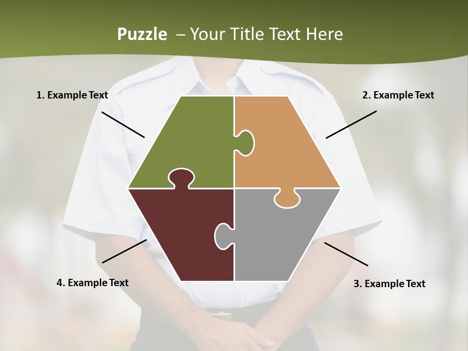 Background Agent Leaf PowerPoint Template