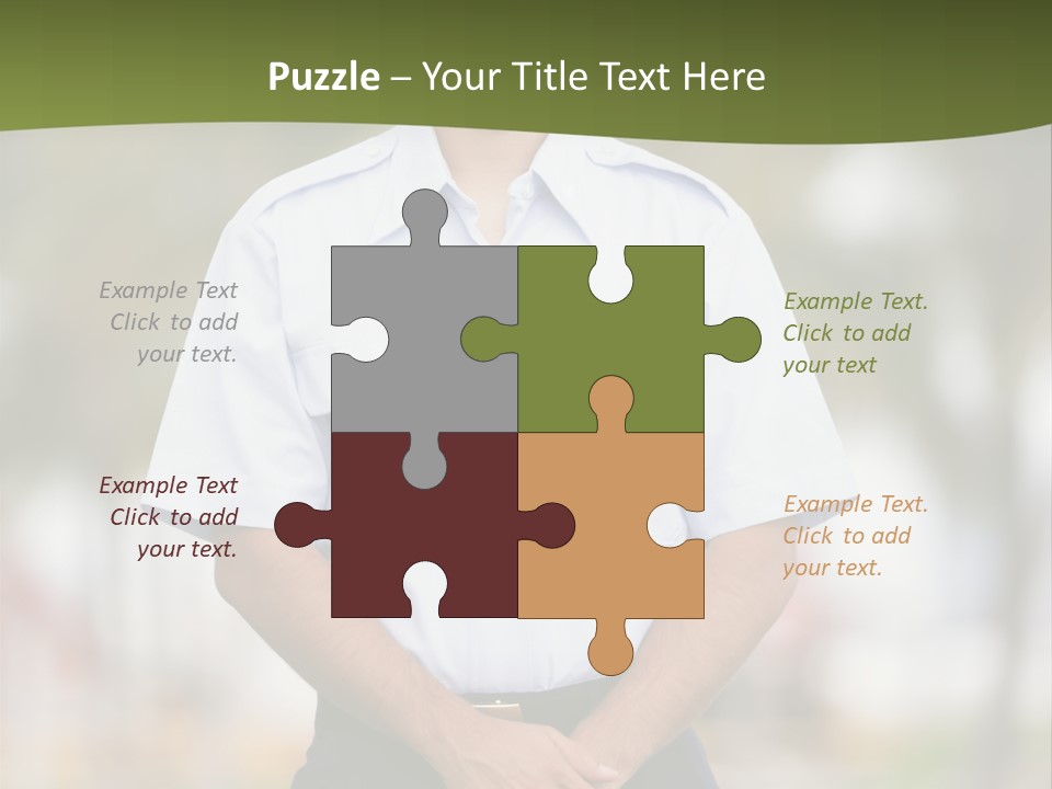 Background Agent Leaf PowerPoint Template