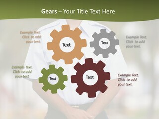 Background Agent Leaf PowerPoint Template