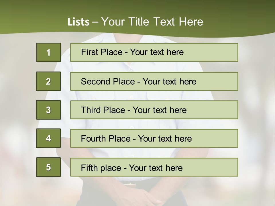 Background Agent Leaf PowerPoint Template