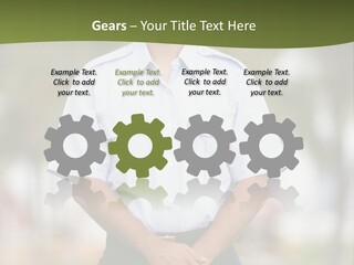 Background Agent Leaf PowerPoint Template