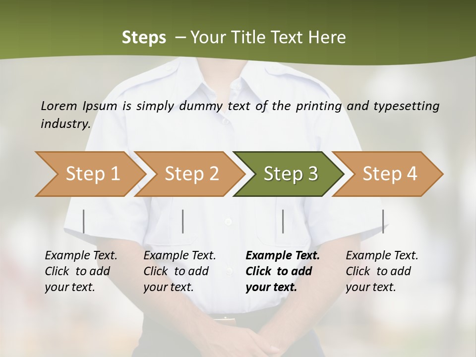 Background Agent Leaf PowerPoint Template