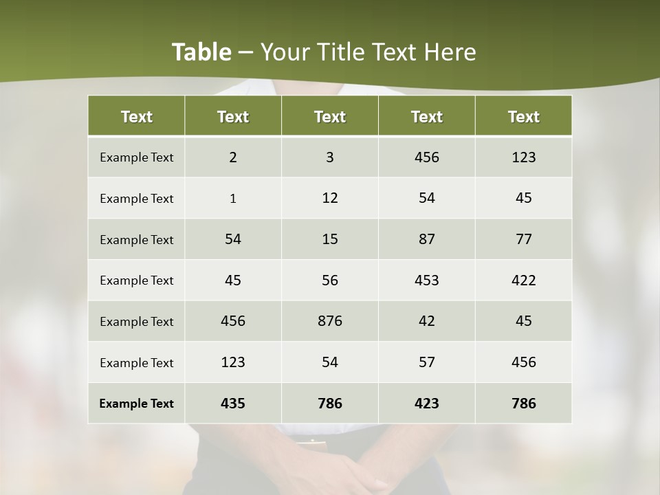 Background Agent Leaf PowerPoint Template