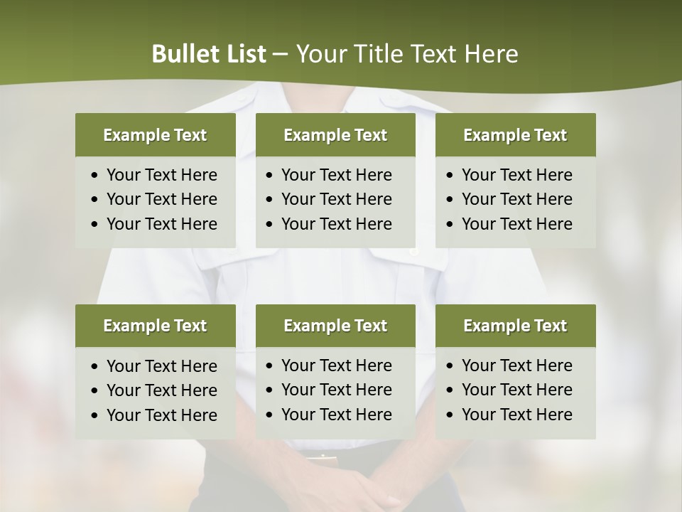 Background Agent Leaf PowerPoint Template