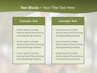 Background Agent Leaf PowerPoint Template