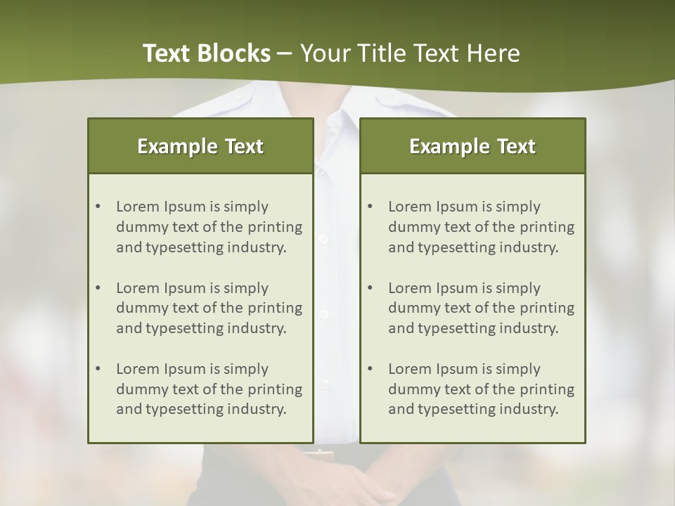 Background Agent Leaf PowerPoint Template