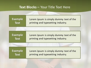 Background Agent Leaf PowerPoint Template