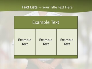 Background Agent Leaf PowerPoint Template