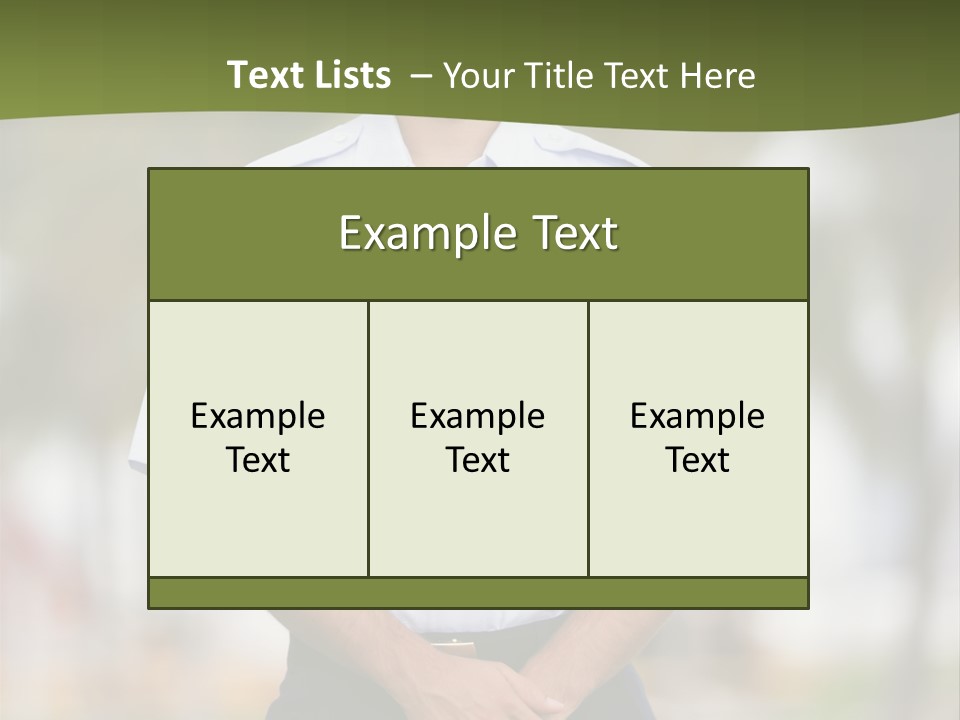 Background Agent Leaf PowerPoint Template