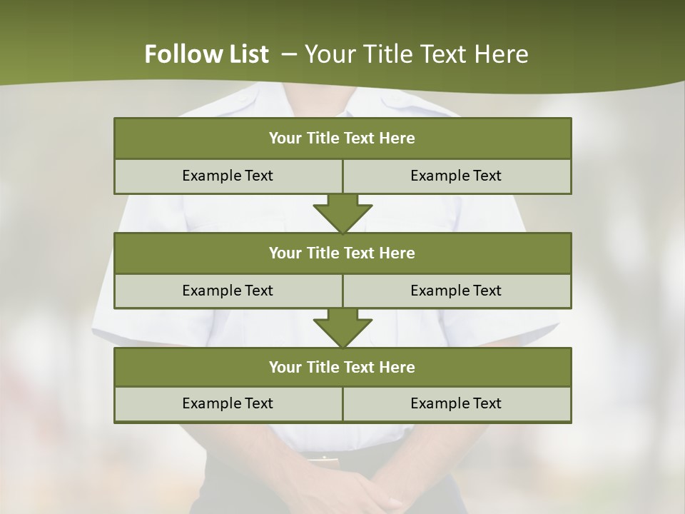 Background Agent Leaf PowerPoint Template