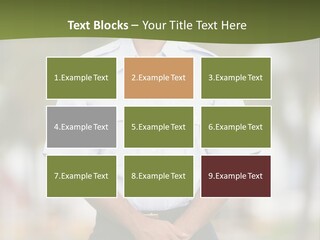 Background Agent Leaf PowerPoint Template