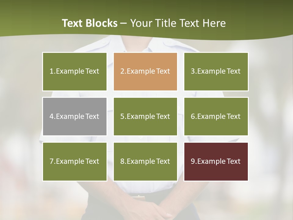 Background Agent Leaf PowerPoint Template