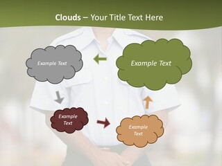 Background Agent Leaf PowerPoint Template