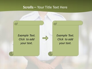 Background Agent Leaf PowerPoint Template