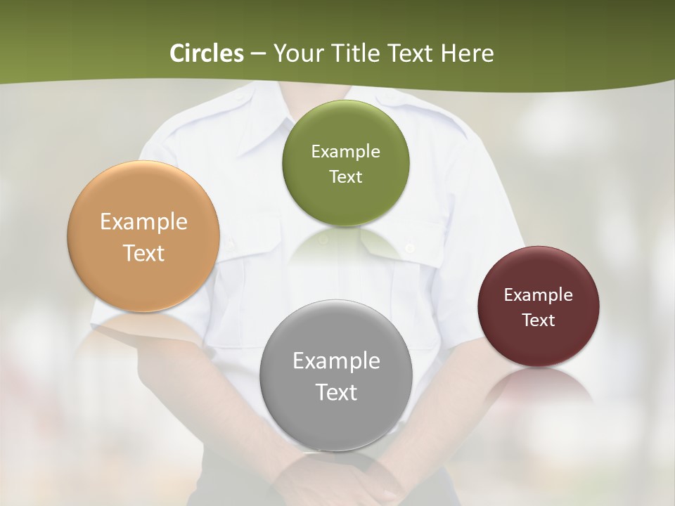 Background Agent Leaf PowerPoint Template