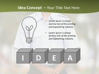 Background Agent Leaf PowerPoint Template