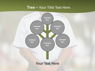 Background Agent Leaf PowerPoint Template