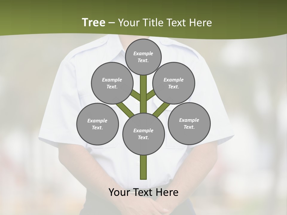 Background Agent Leaf PowerPoint Template