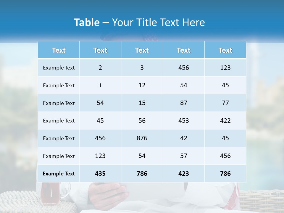 Estate Loan Sky PowerPoint Template