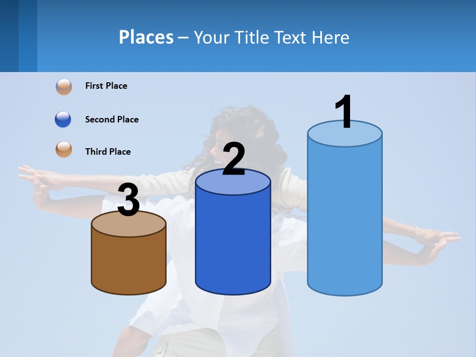 Nature Grass Blue Sky PowerPoint Template