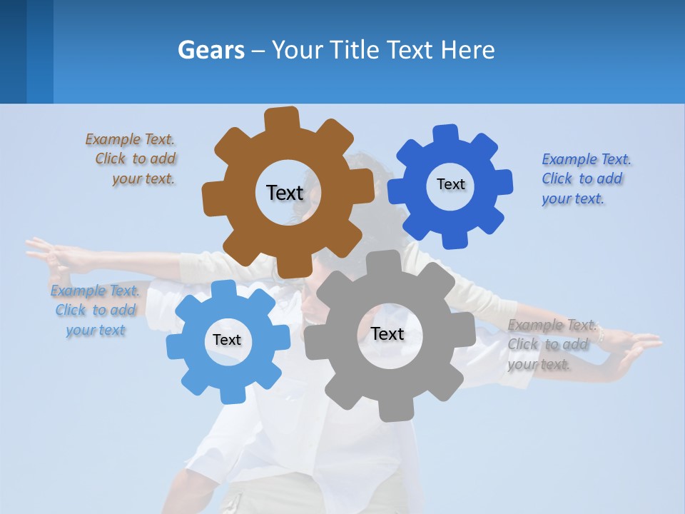 Nature Grass Blue Sky PowerPoint Template