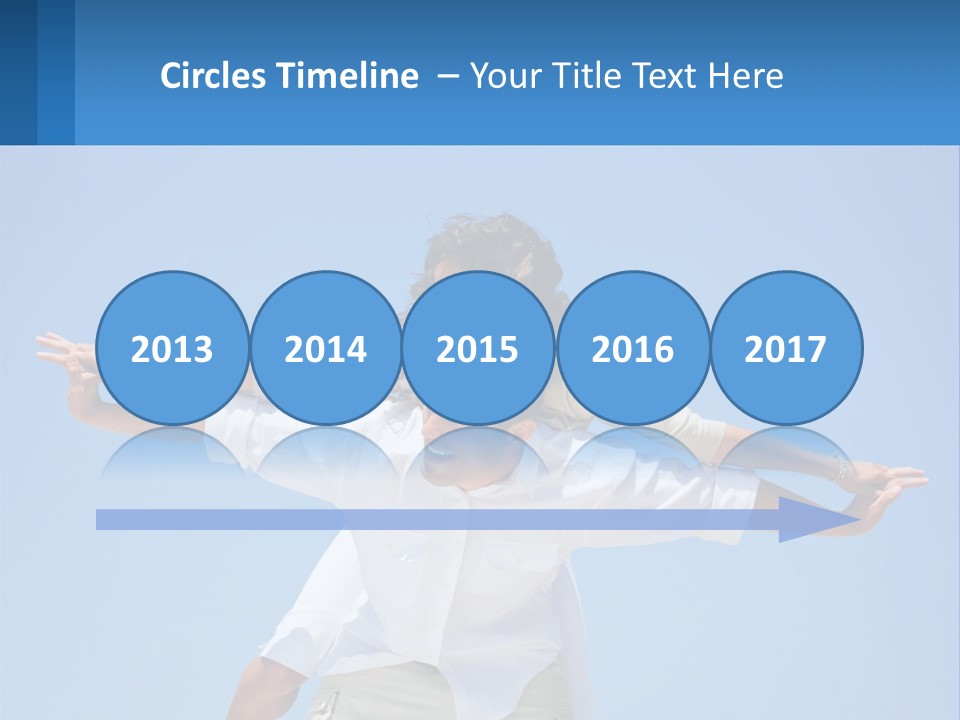 Nature Grass Blue Sky PowerPoint Template