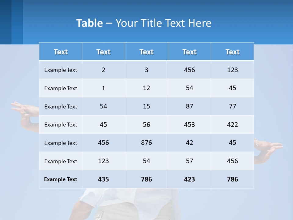 Nature Grass Blue Sky PowerPoint Template