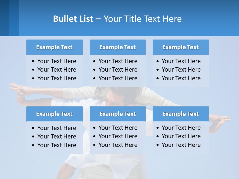 Nature Grass Blue Sky PowerPoint Template