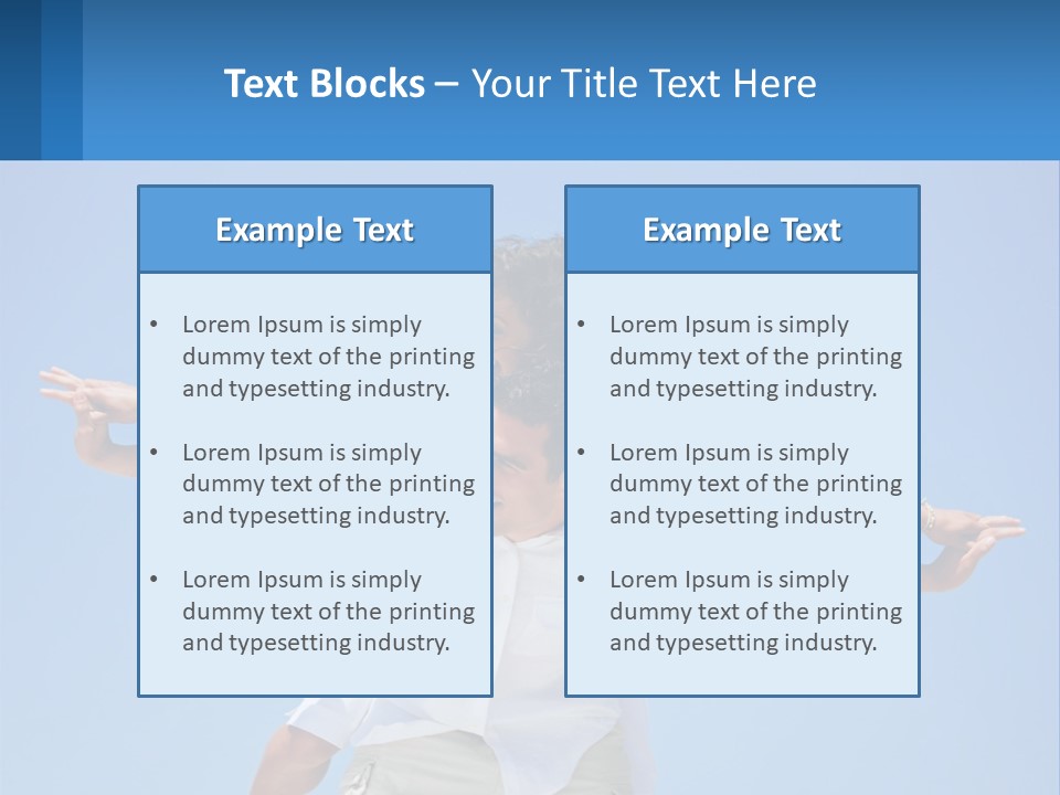 Nature Grass Blue Sky PowerPoint Template