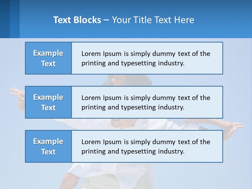 Nature Grass Blue Sky PowerPoint Template