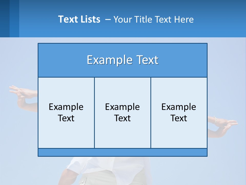 Nature Grass Blue Sky PowerPoint Template
