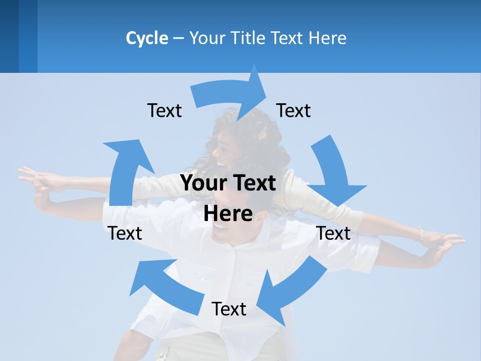 Nature Grass Blue Sky PowerPoint Template