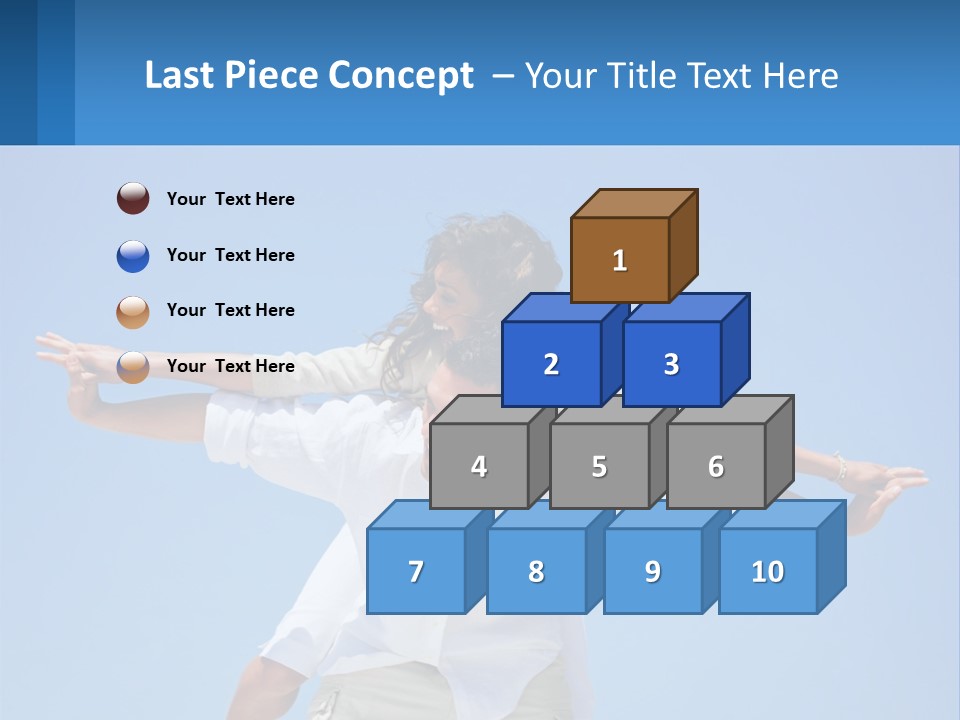 Nature Grass Blue Sky PowerPoint Template