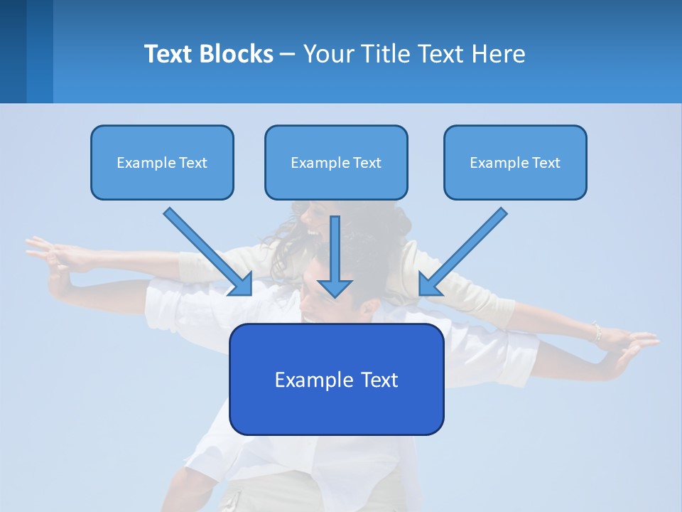 Nature Grass Blue Sky PowerPoint Template