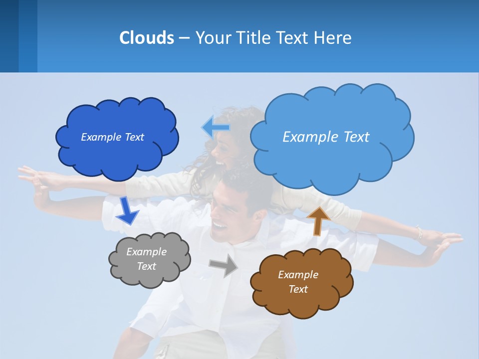 Nature Grass Blue Sky PowerPoint Template