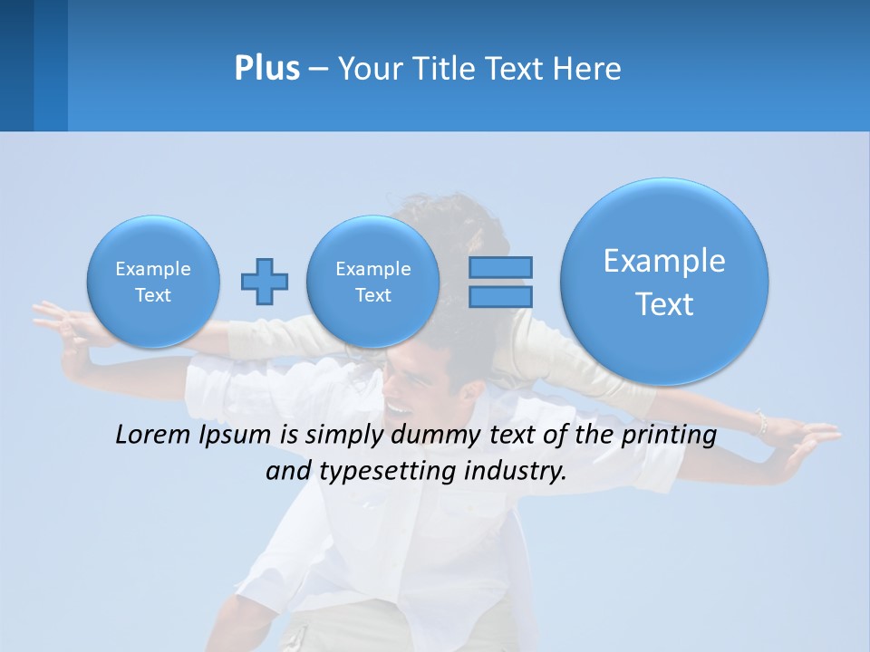 Nature Grass Blue Sky PowerPoint Template