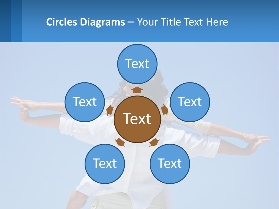 Nature Grass Blue Sky PowerPoint Template