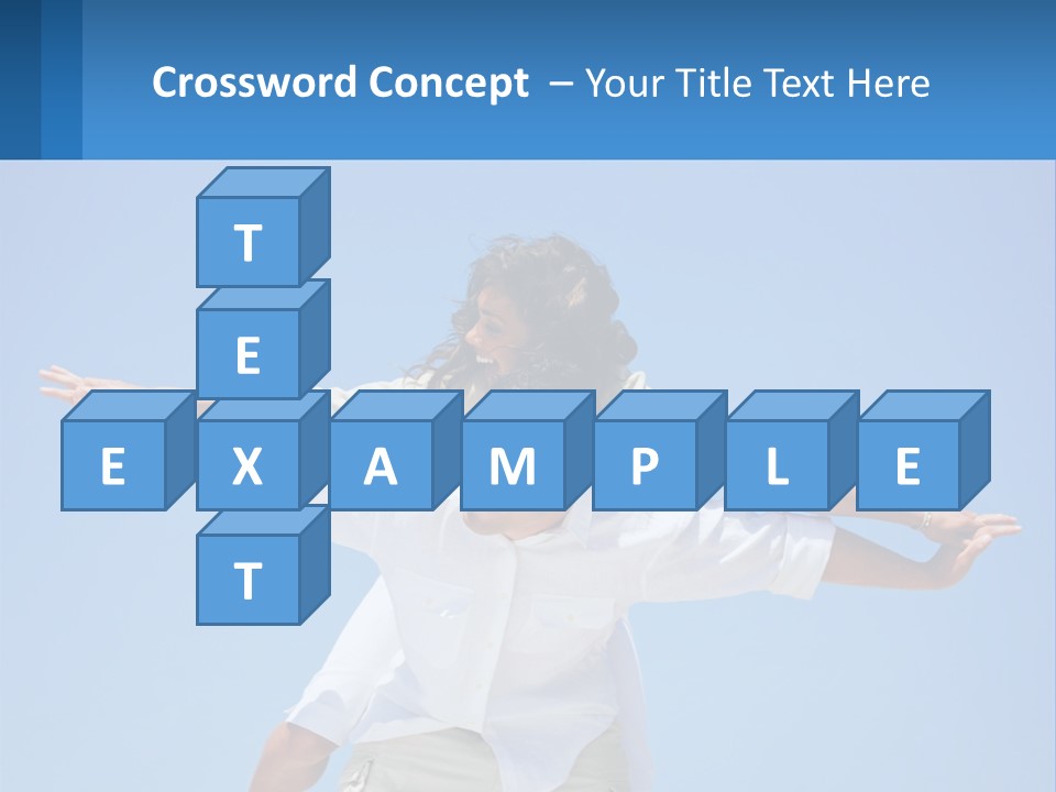 Nature Grass Blue Sky PowerPoint Template